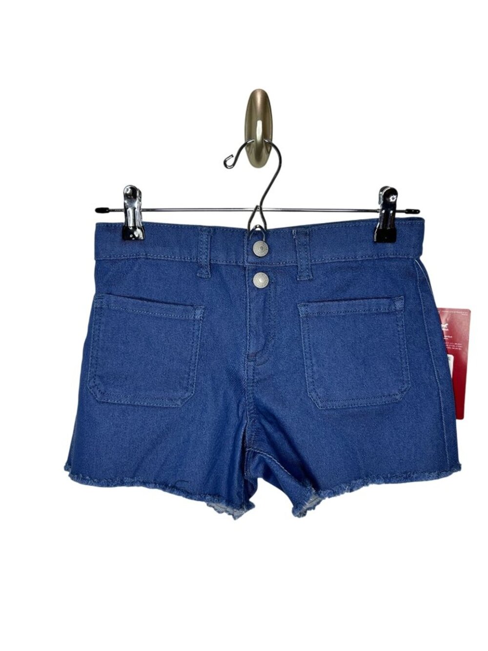 NWT Levi's Girls 12 Front Pocket Girlfriend Short, Denim - MSRP $36